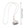 Anti-loss Mini Coin Purse Necklace Hanging Neck Sweater Chain Portable Long Leather Necklace  Women
