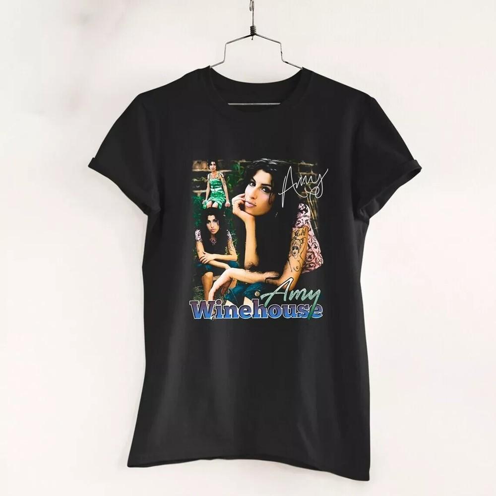 Футболка Amy Winehouse Ska EP Черная с коротким рукавом Унисекс Все размеры S-234XL Унисекс Футболка