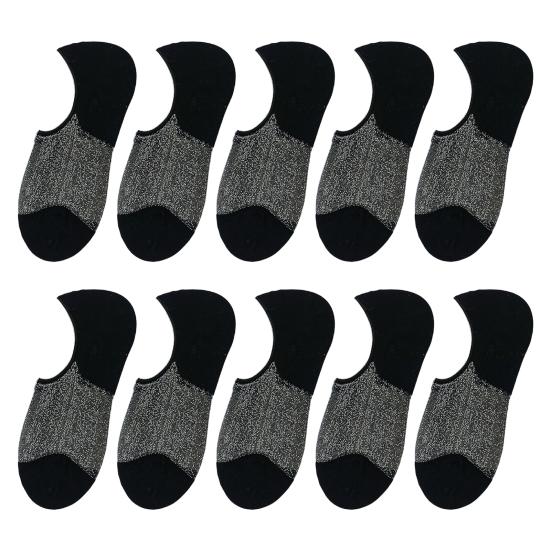 10 пар женских блестящих носков-лодочек, невидимые прозрачные шелковистые носки, прозрачные, блестящие, ультратонкие носки для весны и лета