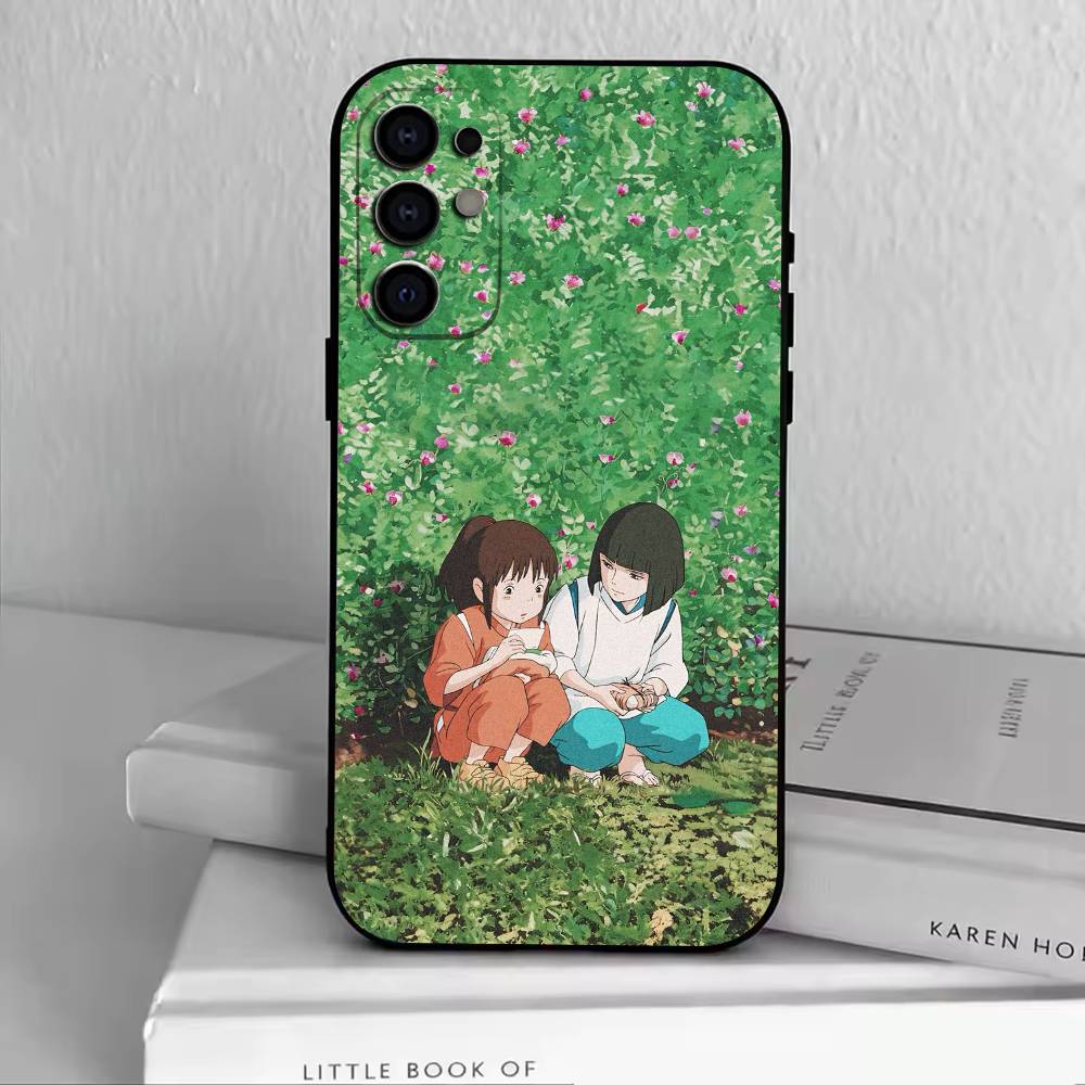 C-Chi hiro Phone Case Black Silicone Soft For Samsung S25,S24,S21,S22,S23,S30,Ultra,S20,Plus,Fe,Lite