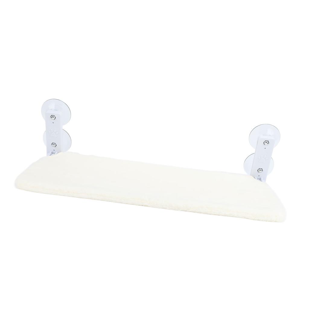 Cat Hammock with Suction Cup Stable Structure Nylon Space Saving Cat Window Perch for Home Indoor