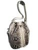 Python Genuine Leather Rucksack Shoulder Bag 2WAY Snakeskin Snakeskin Snakeskin Bag BAG Rucksack Shoulder Bag [GUODI] Kinchaku-type & Women's