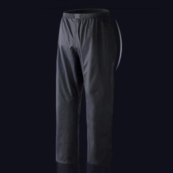 2Pcs/Set Raincoat Pants Set Men Women Hooded Long Sleeve Rain Jacket Elastic Waist