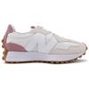 New Balance 327 Бело-розовые женские кроссовки кремово-бежевые WS327FSR