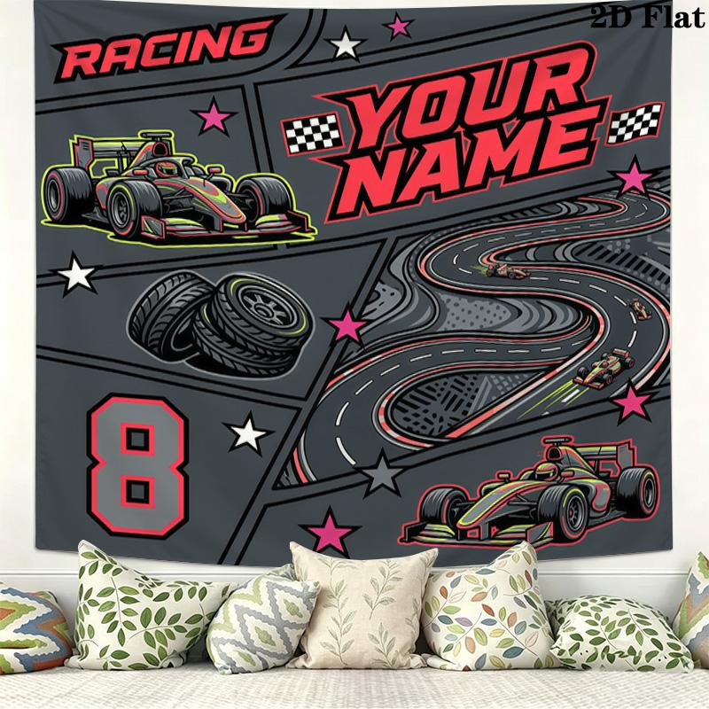 Custom Name Multi Sport GraphicPrinted Tapestry – Wall Hanging for Bedrooms, Dorms, and Home Decor