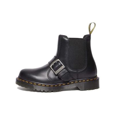 Доктор. Martens 2976 Кожаные Повседневные Удобные Короткие Ботинки Челси Женские ботинки Черный 31036001