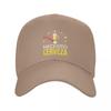Custom Classic Unisex Necesito Cerveza I Need Beer Baseball Cap Adult Adjustable Dad Hat Women Unisex Outdoor Snapback Caps