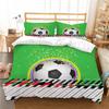 Duvet Cover 3D Home Bedspreads Football Quilt Cover High Quality Bed Cover Suit with Pillowcase Soft Bedding Cover