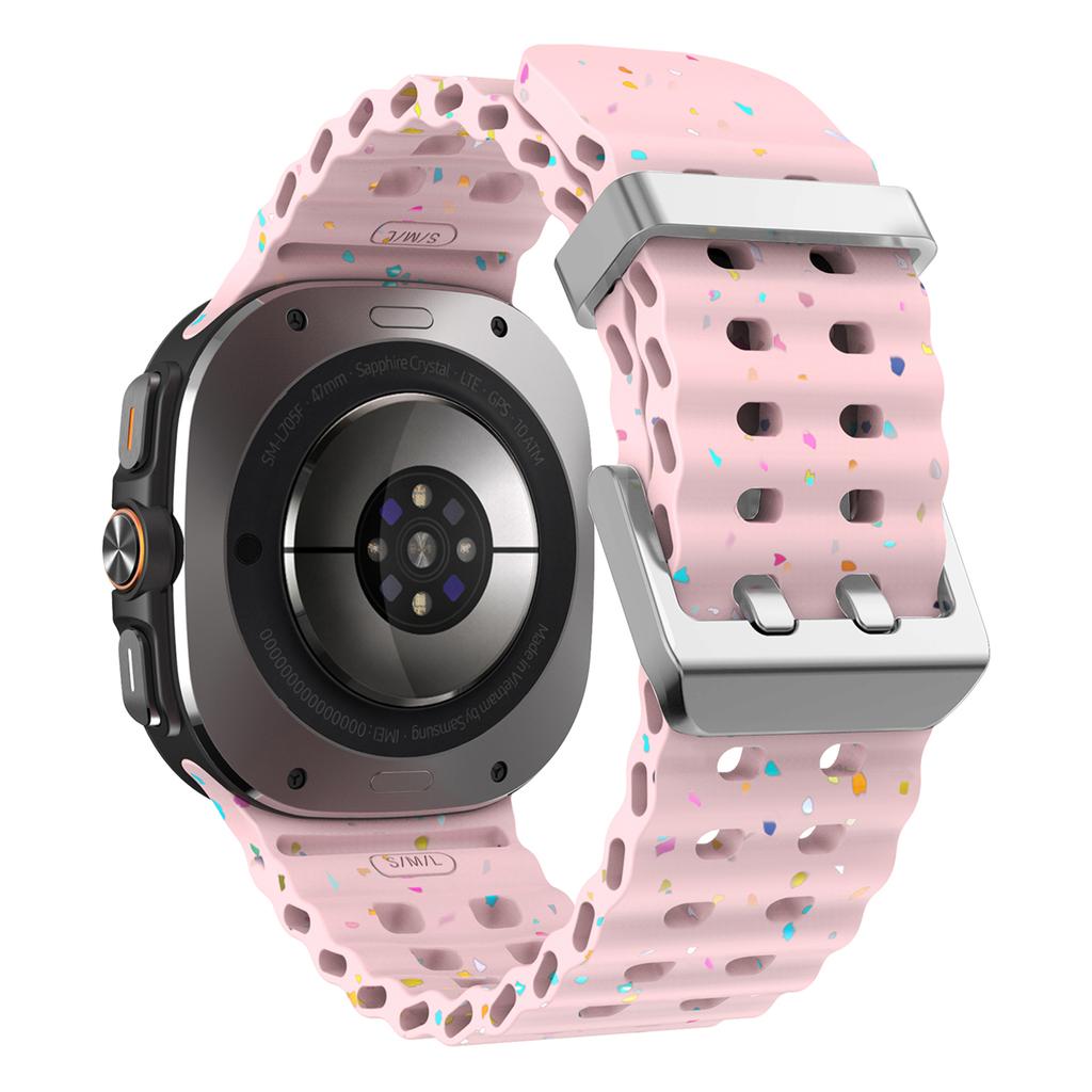 Оригинальный морской ремешок для Samsung Galaxy watch Ultra 47 мм Аксессуары Силиконовый спортивный браслет Ремешок Galaxy watch 7 Ultra