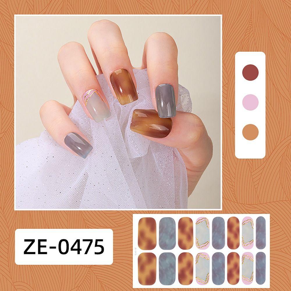 4 комплекта гель-лака для французского дизайна ногтей, полоски 16 полосок, гелевые обертывания для ногтей, изготовление ногтей своими руками