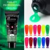 Nail Art Crystal Fluorescent Extension Glue Безбумажный лоток Безболезненное наращивание ногтей Инструмент для фототерапии Флуоресцентный гель для ногтей