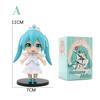 6Pcs/Set Anime Blind Box Hatsune Miku Figure Mini Character Ornaments Kawai Table Decoration For Home Adult Toy Child Gift