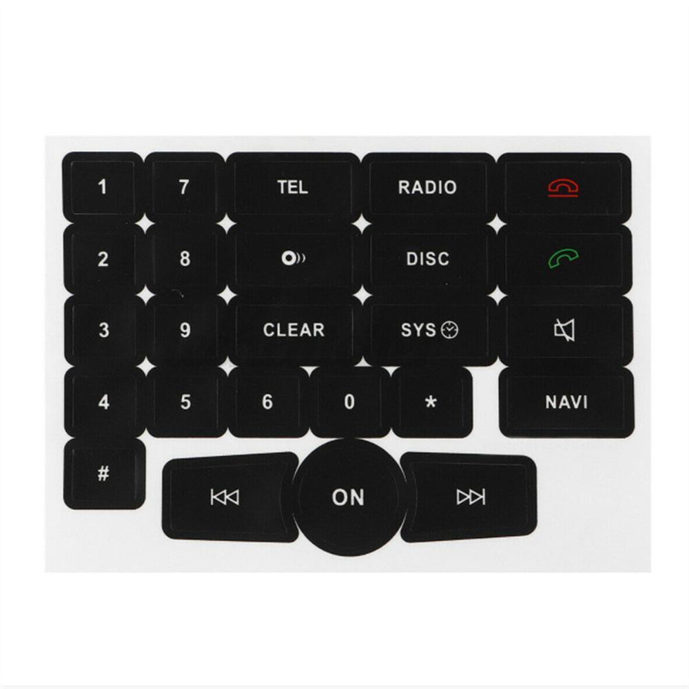 Комплект для ремонта кнопок рулевого управления, кондиционера, климата, окна, наклейки для Mercedes Benz V2