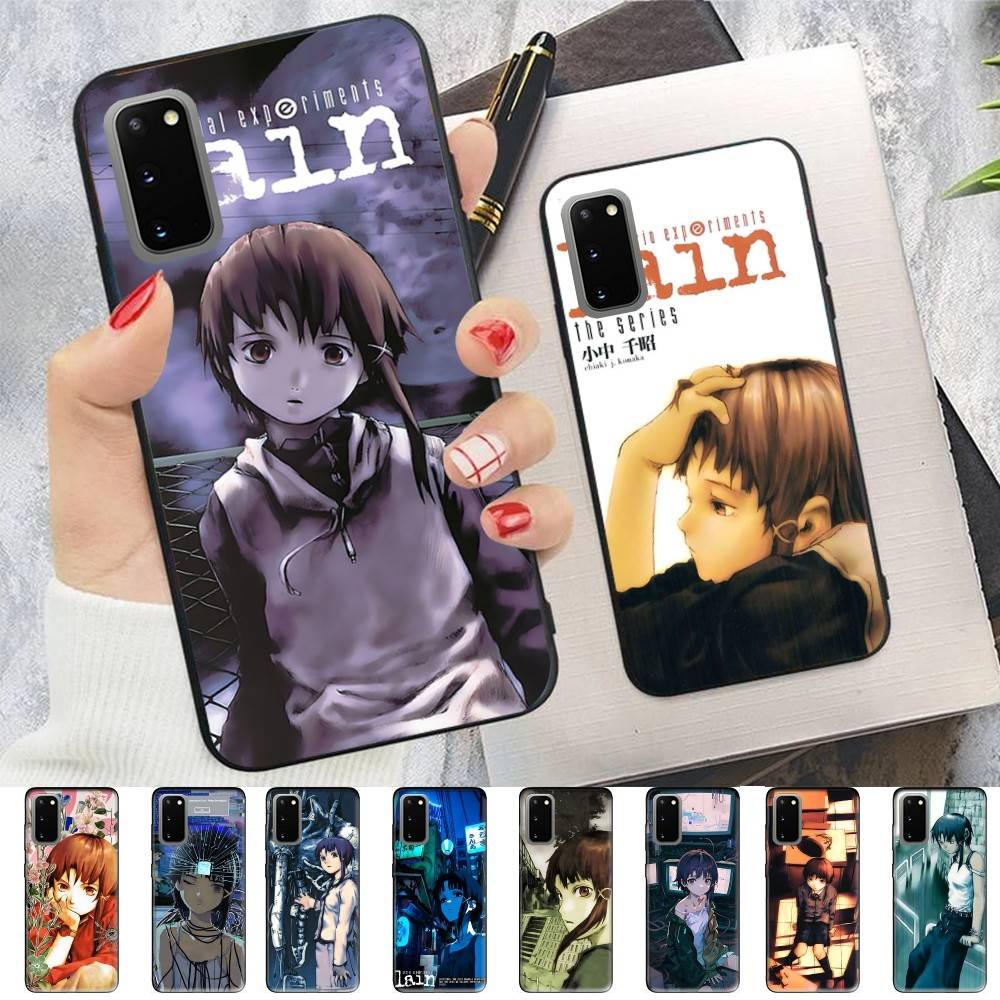 Чехол для телефона с рисунком Serial Experiments Lain для Samsung S 24 Fe 25 Ultra Plus 20 Lite 21 30 22 23 24 22 Ultra 5G Fundas