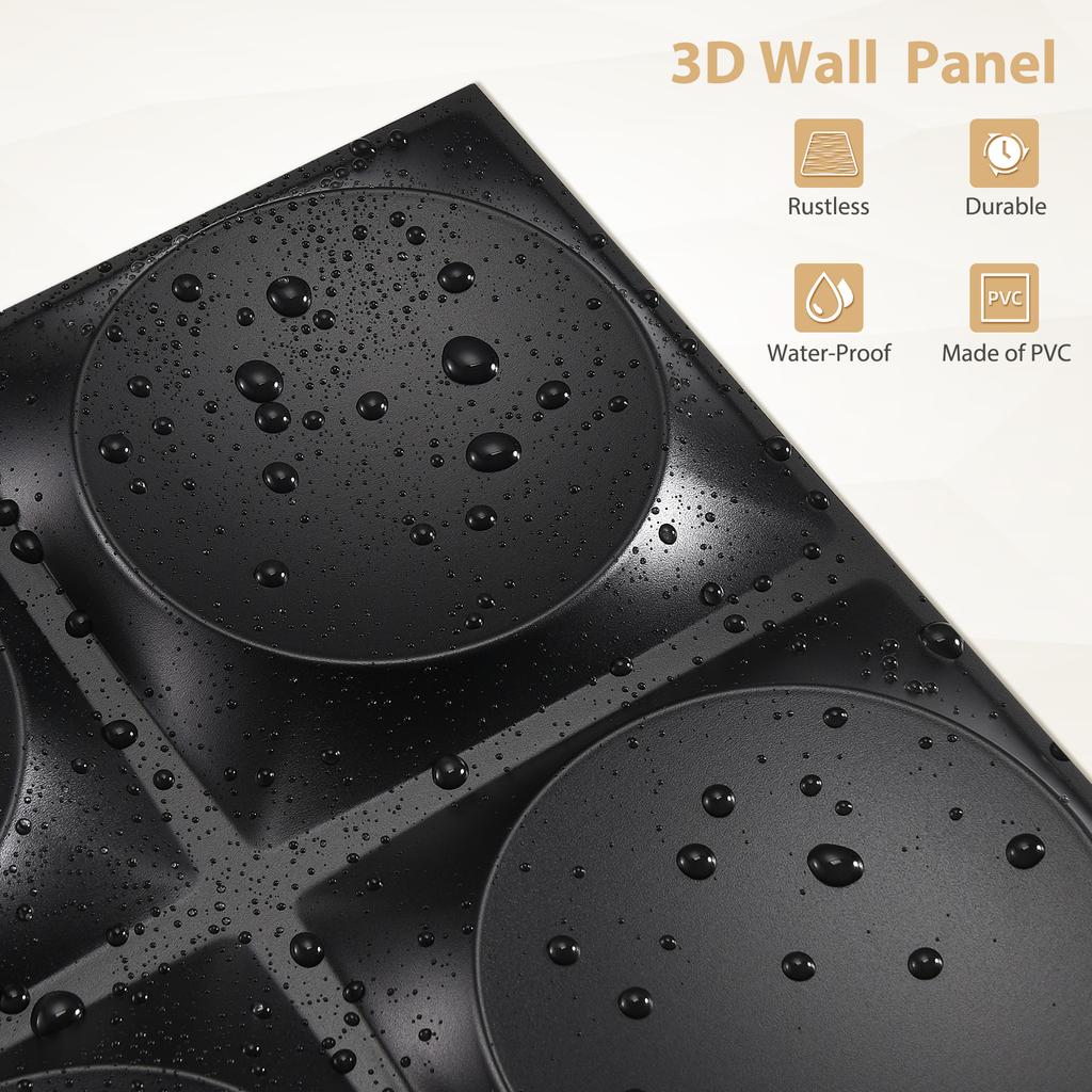 Набор из 12/20/30 декоративных 3D стеновых панелей для интерьера, 30x30 см, стеновые панели для гостиной, задний фон для ТВ-стены