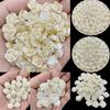 5-50Pcs Beige Bronzing Flower Finding Charms for Jewelry Makings Necklace Bracelet Brooch Making
