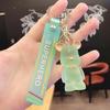 Bear Crystal Glass Doll Key Chain Acrylic Car Key Accessories Pendant Bag