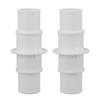 2pcs Pool Vacuum Hose Connector Couping Plastic 1‑1/4inch 1‑1/2inch Pool Hose Connector Couping for 