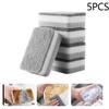 5Pcs Strong Magic Sponge Cleaning Brush Dish Bowl Washing Sponge Kitchen Clean