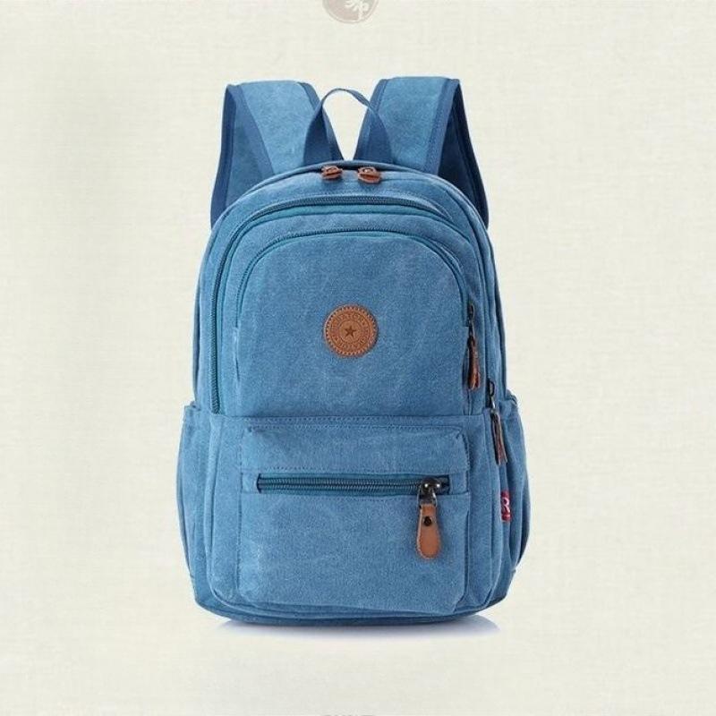 Backpack for Both Men and Women Large-capacity Luggage Bag Retro College Student Schoolbag