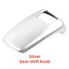 Carbon Fiber Gear Shift Knob For Peugeot 4008 5008     2024 Silver ABS Plastic Cars Decoration Accessories