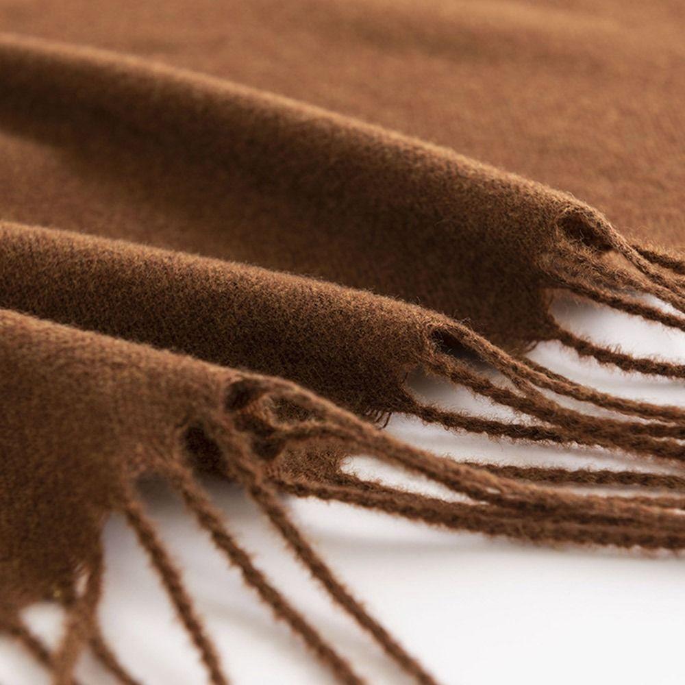 All-Match Long Scarf Tassel Headkerchief Fashion Hijab for Men Women