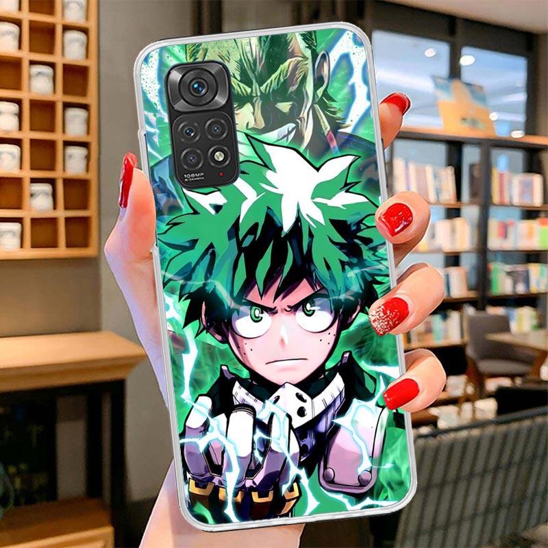 Чехол для телефона My Hero Izuku Deku для Xiaomi Redmi Note 15 14 13 12 11 10 Pro Plus 14S 12S 11S 11T 11E 10S Мягкий чехол-бампер R
