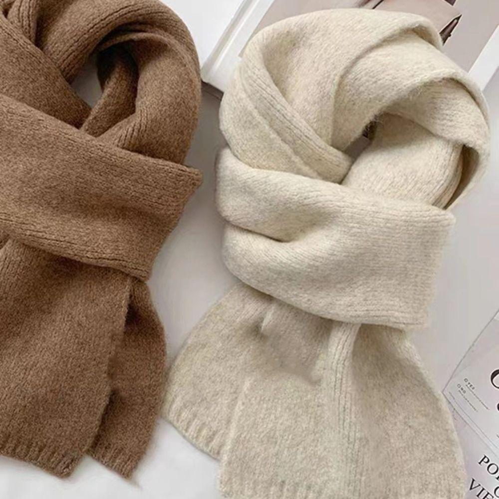 Apparel Accessories Korean Style Scarf Warm Wrap Autumn Winter Shawl Scarf Women Scarf Thick