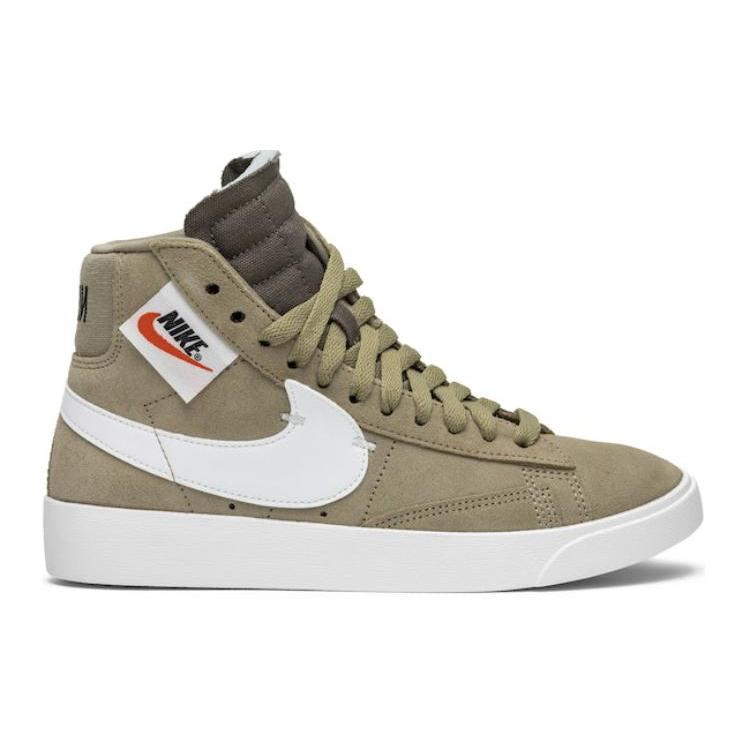New Nike Blazer Mid Rebel XX Neutral Olive Women's BQ4022-201