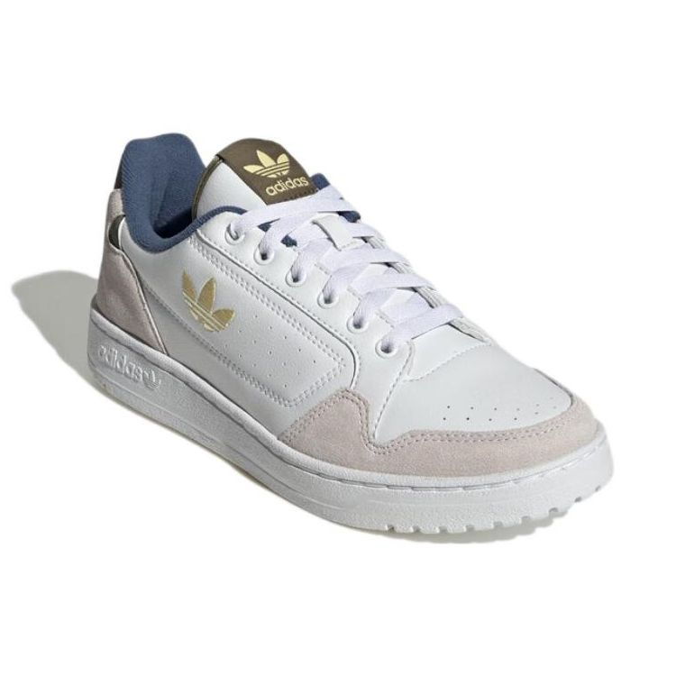 adidas NY 90 W Облачно-белые Женские кроссовки Облачно-белые Почти-желтые Акцент-Оливковый GX4465