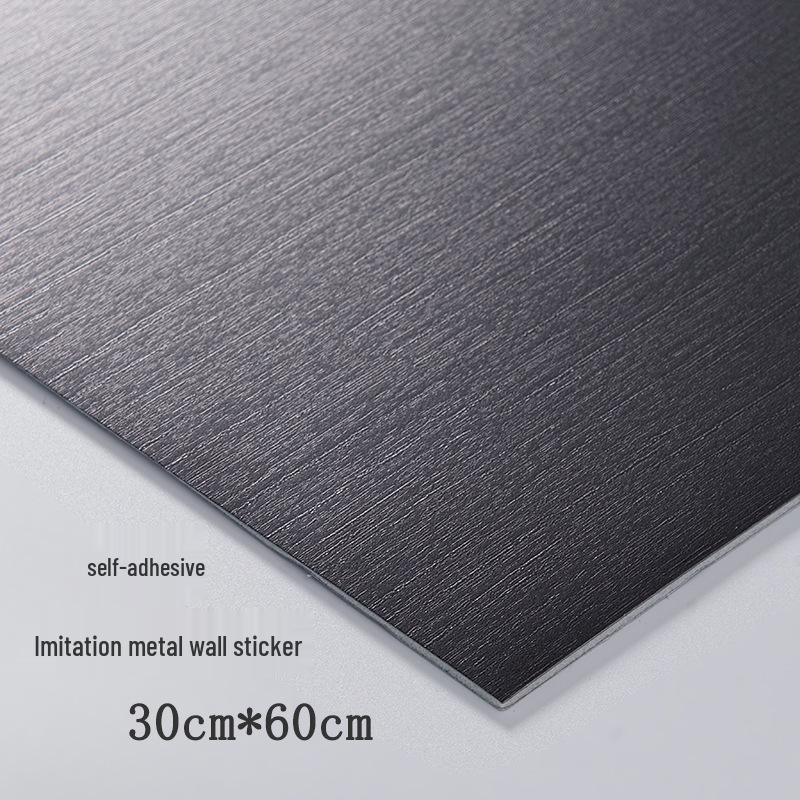 Imitation Metal Waterproof Self-Adhesive Wall Panel - Wall Decoration & Moisture-Proof Sticker for Shop Renovation