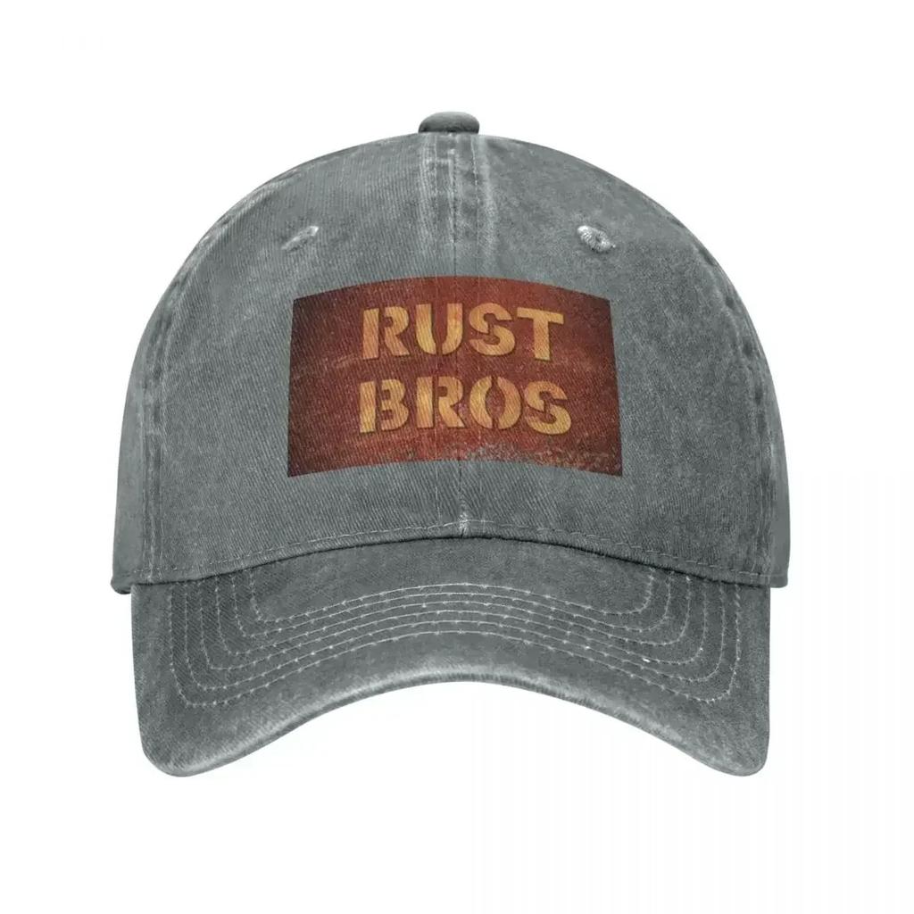 Логотип Rust Bros из Rust Valley Restorers Бейсболка Военная тактическая кепка Рождественская шапка Капюшон Роскошные Женские Унисекс