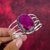 Ruby Zoisite Bangle Gemstone Jewelry, 925 Solid Sterling Silver Handmade Bangle, Latest Design Jewelry