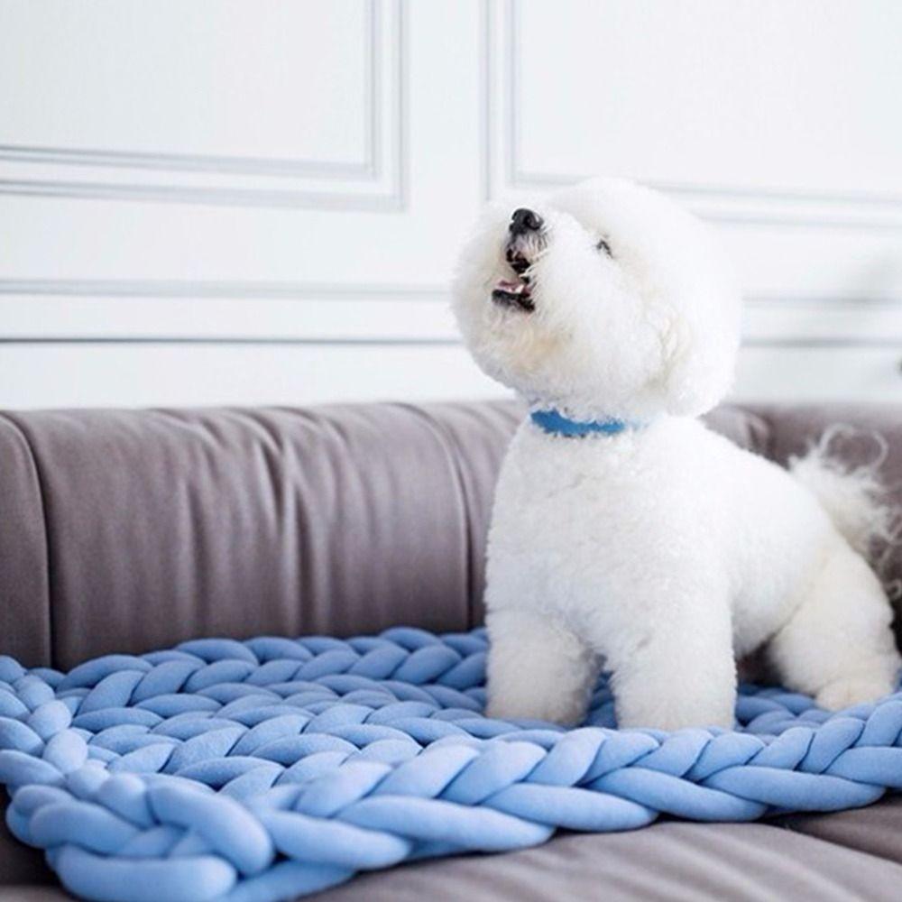 Basket Carpets For Bag Blanket Thick Velvet DIY Hand Knitting Woven Thread Crochet Yarn Yarn Ball