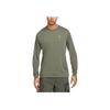 Dri-FIT ACG Goat Rocks Embroidered Logo Crew Neck Loose Long Sleeve T-Shirt Men Tops Olive-Green DO9269-325