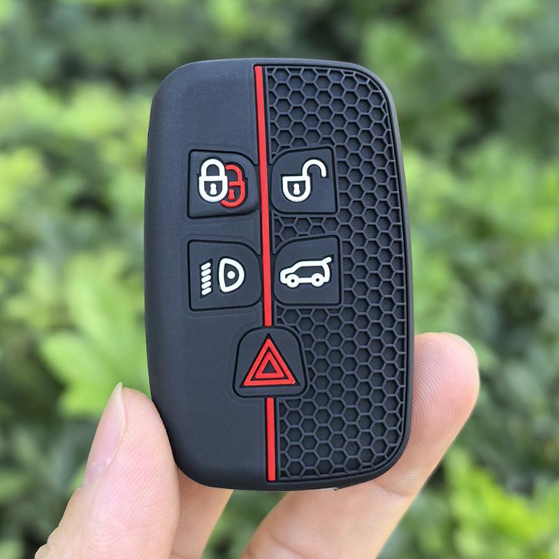 Новый силиконовый чехол-брелок для ключа автомобиля Land Rover Range Rover Sport Velar Evoque Freelander2 Discovery Jaguar Xf Xj Xjl Xe