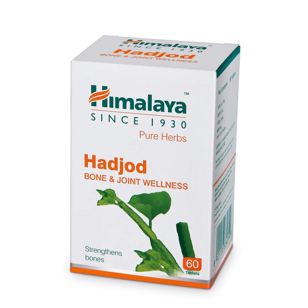 Himalaya Wellness Pure Herbs Hadjod Bone & Joint Wellness - 60 Tablet X Pack of 3