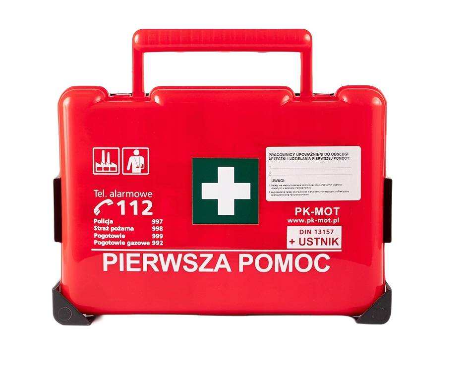 Apteczka pierwszej pomocy przemysłowa zakładowa bdw din 13164