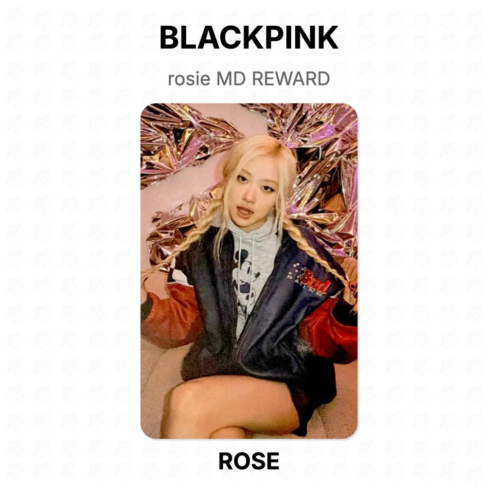 BLACKPINK Рози MD REWARD Официальная фотокарточка