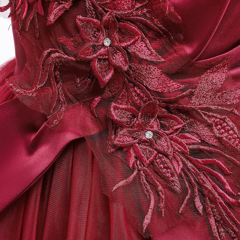 Платье принцессы из пышной сетки для девочек для выступлений и подиумов