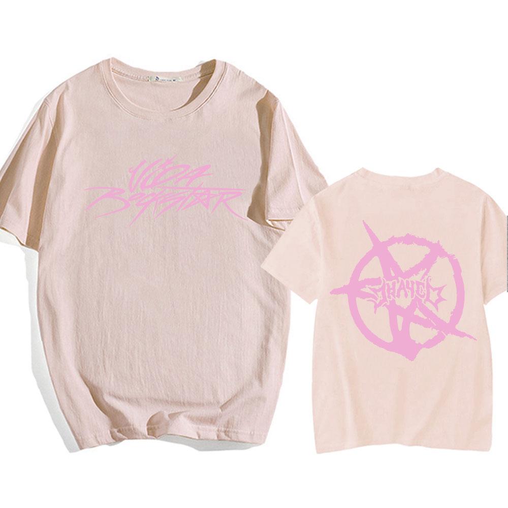 Футболка Jhayco VIDA ROCKSTAR с круглым вырезом, повседневная мужская/женская, летняя, высококачественная, мягкая, хлопковая футболка