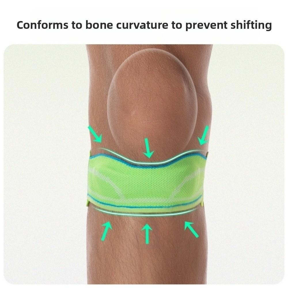 Non-Slip Design Sports Patella Strap Breathable Patellar Tendon Support Knee Brace Running