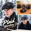 Premium Woolen Plaid Beret Hat Retro Style Vintage Newsboy Cap Woolen Flat Cap  Daily Outfits