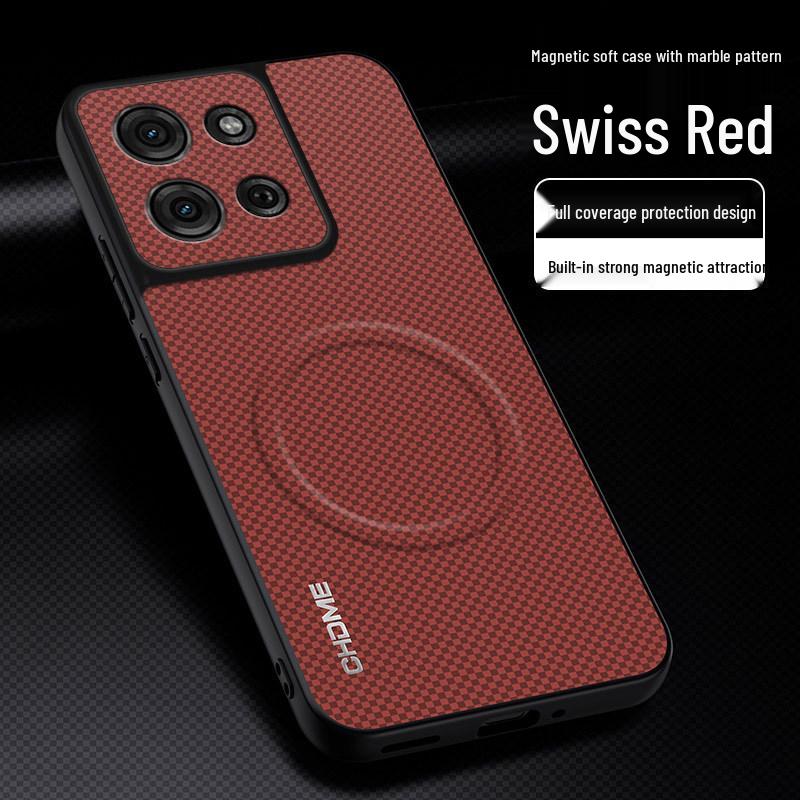 Магнитный защитный чехол для Motorola G75 - Полное покрытие, Защита от падений, Высококачественная текстура