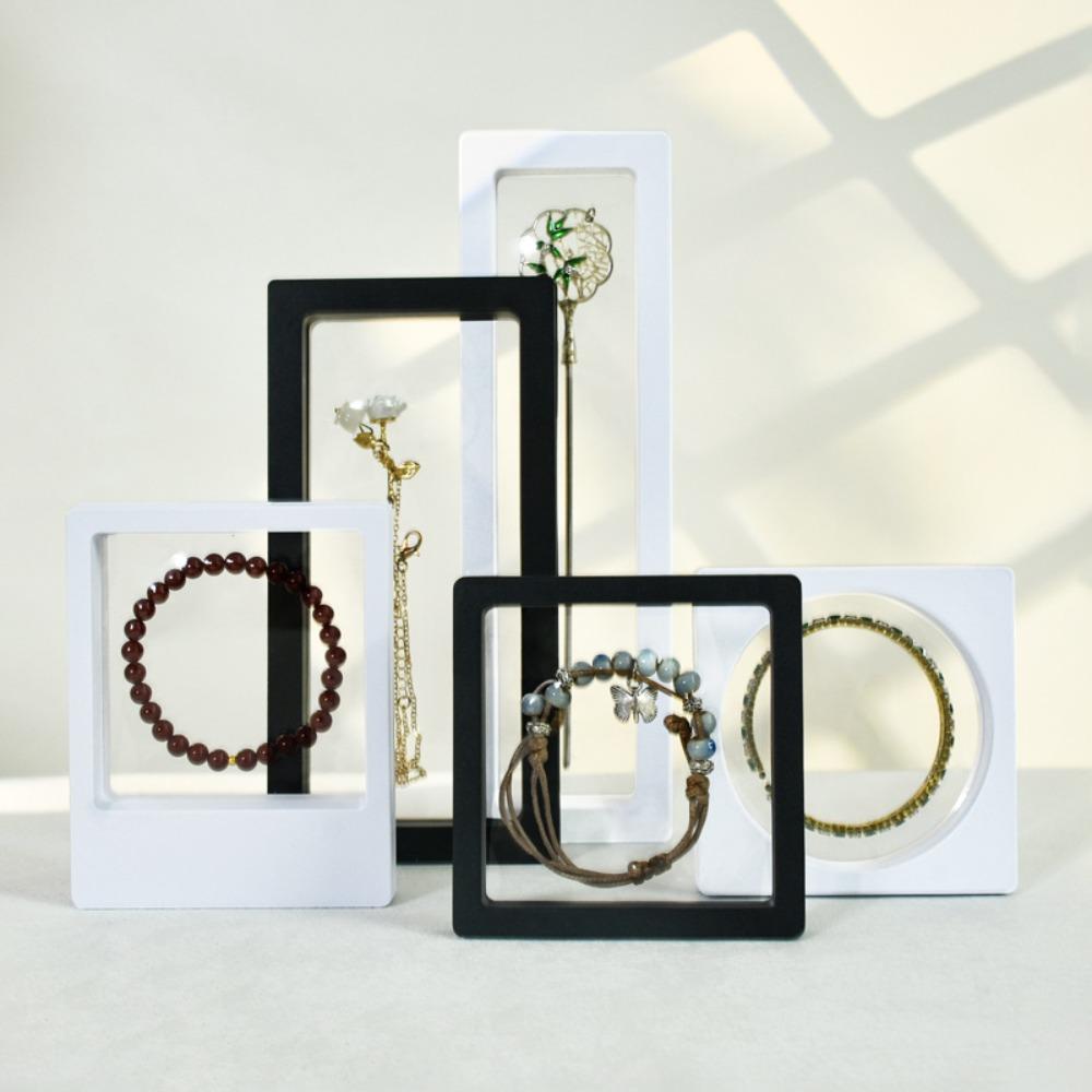 Earrings Floating Frame Box Ring Jewelry Display Box New Jewelry Storage Box Hair Clip