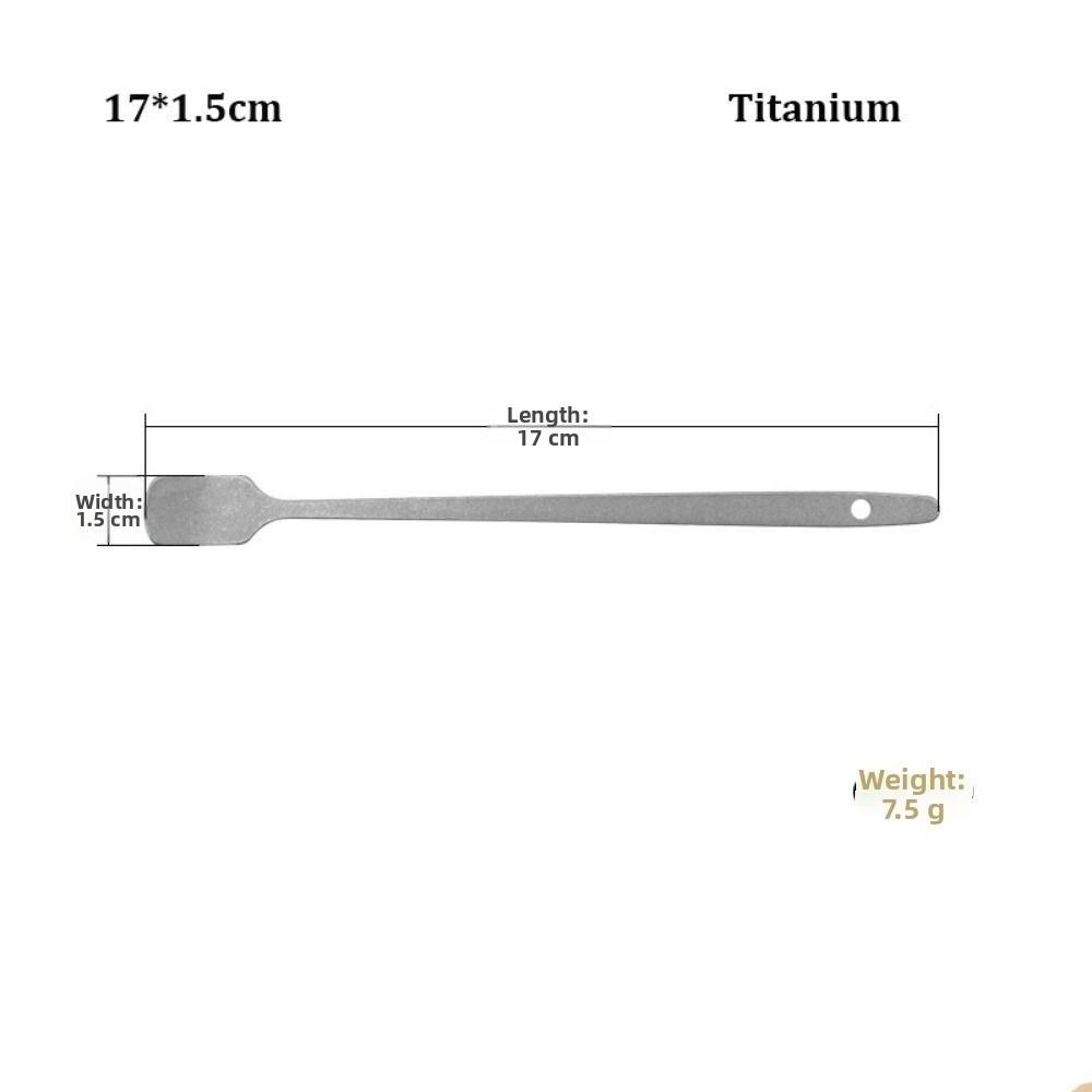 Titanium/ Stainless Steel Coffee Tea Stirring Spoon  Outdoor Kitchen Supplies