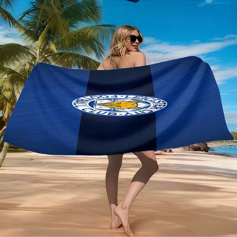 Leicester City Football Club Beach Towel Microfiber Beach Towel, Lightweight and Quick-Dry, for Summer Travel, Swimming Pool Fan Birthday Gift
