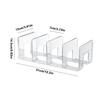 Handbag storage rack Acrylic Wardrobe Purse organizer storage holder transparent Display cabinet for Home Closet countertop