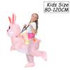 Пасхальный Кролик Клоун Взрослый Детский Надувной Костюм Смешной Милый Костюм Кролика для Выступления Фестиваля Карнавальной Вечеринки Одежда