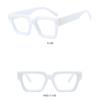 Irregular Square Frame Sunglasses Rice Nail UV400 Sun Glasses Multicolor Lenses Eyewear  Men
